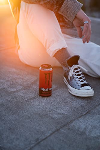 Image of Monster Energy Rehab Strawberry Lemonade + Energy, Energy Drink, 15.5 Ounce
