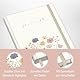 paper&you® Bullet Journal dotted A5 mit Gummiband Flower Joy 156 Seiten, Notizbuch gepunktet, Tagebuch - nachhaltig & klimafreundlich