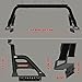 IIIREENO Roll Bar | Adjustable Sport Chase Rack for Mid Size Pickup Truck Compatible with Tacoma,Ford Ranger, Canyon,Nissan Frontier | Textured Black Powder | No Drilling