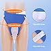 Medical Urinary Collection Bag Holder with Leg Strap Silicone Condom Catheter, 2 Large-Capacity Bags (1000 ml & 2000 ml), 1.2 m Hose, Leak-Proof Comfort Pants for Bedridden or Travel(for Elderly Men)