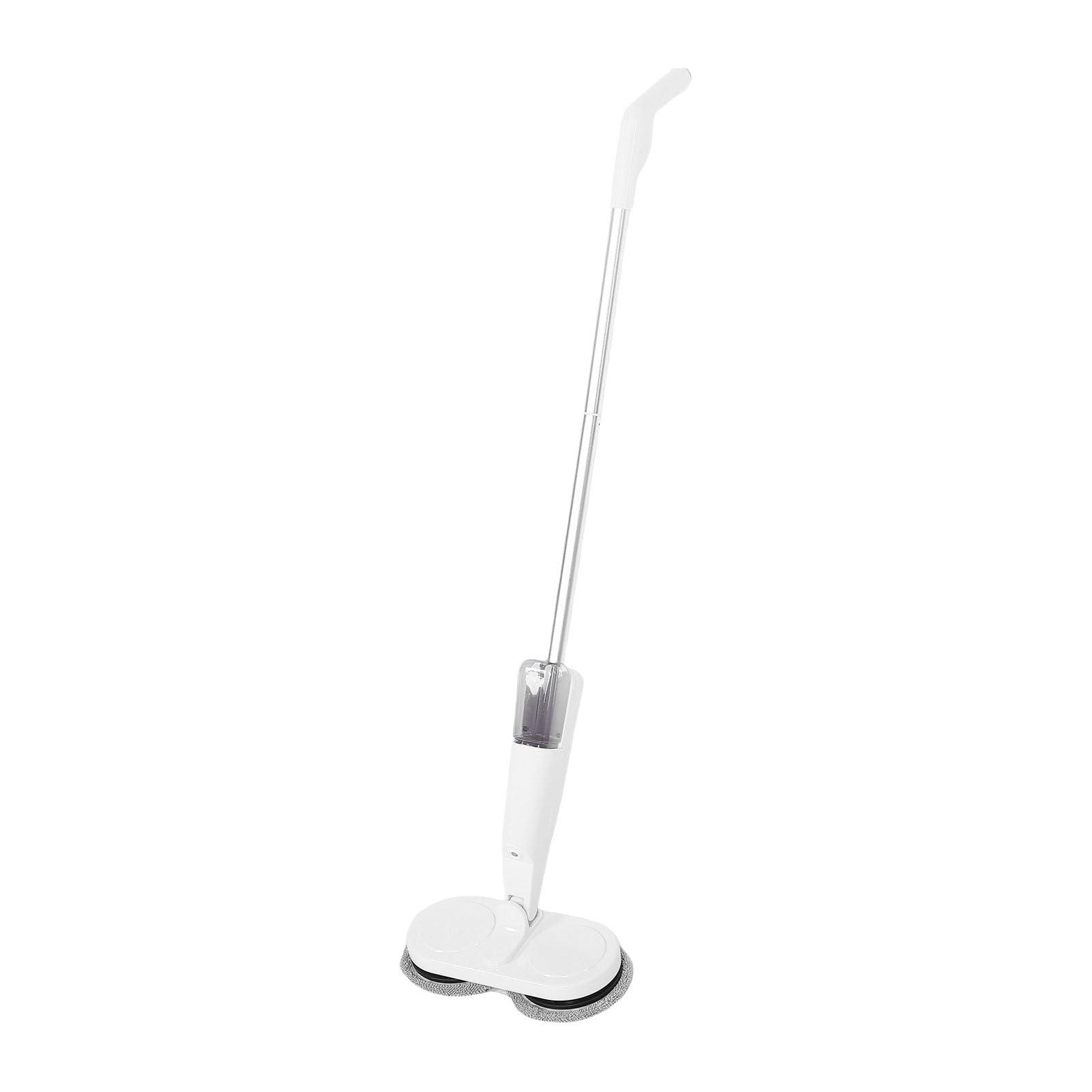 Mopa eléctrica inalámbrica potente con depósito de agua grande para limpieza en seco y húmedo, color blanco