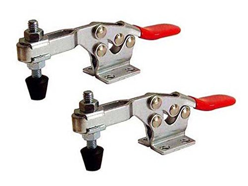 Set of 2 HH-225D Horizontal Handle Toggle Clamp, 500 Lbs Holding Capacity (Cross Referenced: 225-U)