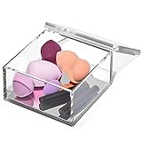 OfficeGoods Acrylic Desk Organizer w/Silver Base – Functional & Elegant Odds & Ends Box for Display or...