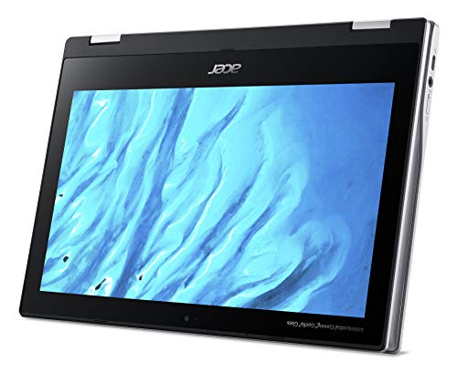 Image of Acer Convertible Chromebook Spin 311, 11.6 inch HD IPS Touch, MediaTek MT8183 Processor, 4GB RAM, 32GB eMMC, Chrome OS, Silver, CP311-3H-K4S1
