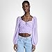 ASTR the label Women's Irwin Top, Lavender, Purple, XS