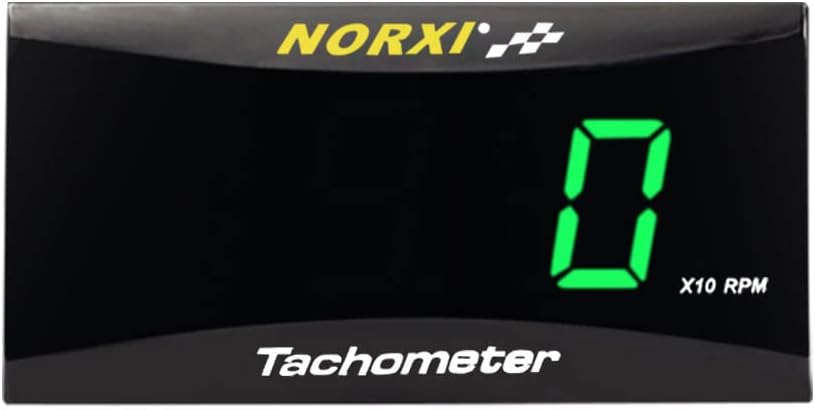 Universal Motorcycle Digital Speedometer Tachometer Car Electronic Waterproof Green