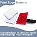 LUTQ Paint Edger Tool for Walls, Edge Painting Tool Plus Replacement Pads, Easy-to-Use Edge Painting Tool and Trim Trimmer Edger - Suitable for High Ceilings, Corner & Trim Painting