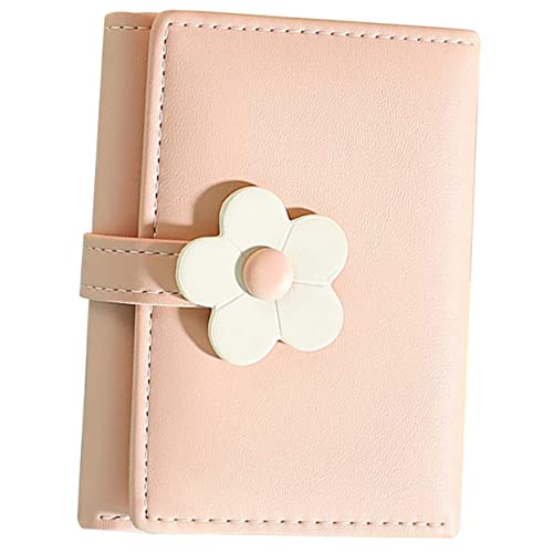 Chic Pu Wallet for Girls Stylish Compact Purse Organizer Floral Design for School and Everyday Use Lightweight