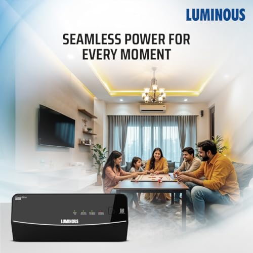 Image of Luminous Power Sine M 1100 Sine Wave Inverter Ideal for Home,Office & Shops | 900VA Inverter | Reliable Power Backup | High Performance| Easy Installation | 36 Months Warranty