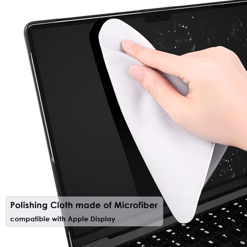 eleger Anti-cracking Case compatible with MacBook Air 15 inch M4 A3241 M3 A3114 M2 A2941, 2025 2024 2023 Release, Blue TPU Bumper & Hard PC Shell, Matte Midnight - Image 4