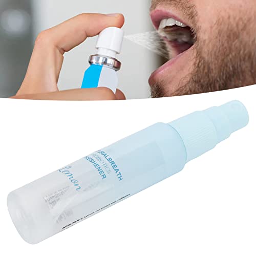 4 Unidades de Spray Bucal Com Fragrância de Limão de Longa Duração para Hálito Mais Fresco