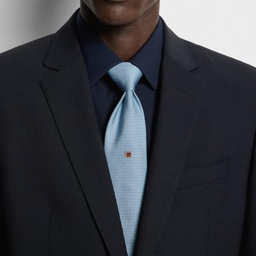 HAWSON Tie Pins Tie Tacks for Men,Crystal Tie Pin with Chain,Wedding Business Accessories.4