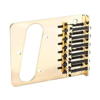 Dilwe Chevalet en métal de Guitare électrique avec clé vis Accessoire pour Guitare Telecaster - Les Beatles, Paul McCartney, John Lennon, RIngo Starr, George Harrison Dilwe Chevalet en métal de Guitare électrique avec clé vis Accessoire pour Guitare Telecaster – Image 5