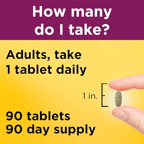Image of Nature Made Prenatal Multivitamin with Folic Acid, Vitamin & Mineral Supplement, Daily Nutritional Support, Prenatal Vitamins for Women, 90 Tablets, 90 Day Supply