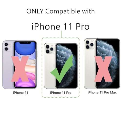Image of FanTEK Phone Case Compatible with iPhone 11 Pro 5.8 Inch, Magnetic Case Clear Protective Bumper Hard Back Cover