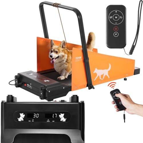 VEVOR Extra Large Treadmill for Large/Medium Dogs, Slatmill with ...