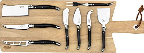 Laguiole Style de Vie Set di coltelli da formaggio, Premium Line, 8 pezzi, con bordo