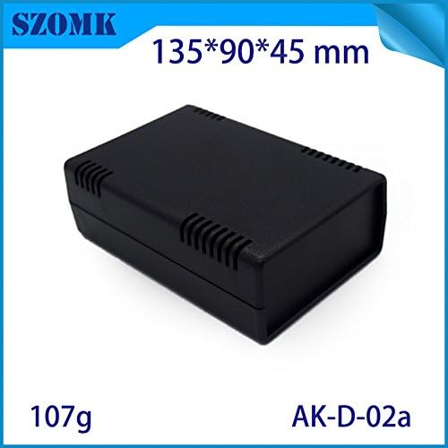 ABS Junction Box ABS Plastic Electrical Box Indoor Waterproof Black Project Enclosures for Circuit Board 135x90x45mm