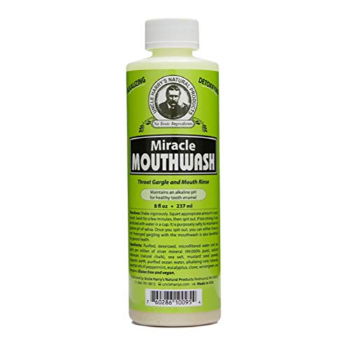 Uncle Harry's Natural Alkalizing Miracle Mouthwash | Organic Adult & Kids Mouthwash