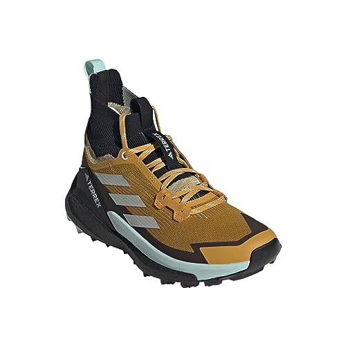 adidas adidas Women's Terrex Free Hiker 2.0 Hiking Shoes, Preloved Yellow/Wonder Silver, Size 7