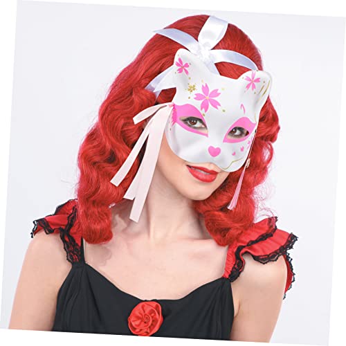 jojofuny 4 Stks Kostuum Cosplay Gezicht Decoratie Stijl Half Masker Anime Kimono Kerst Maskerade Japanse Halloween Party… - Image 6