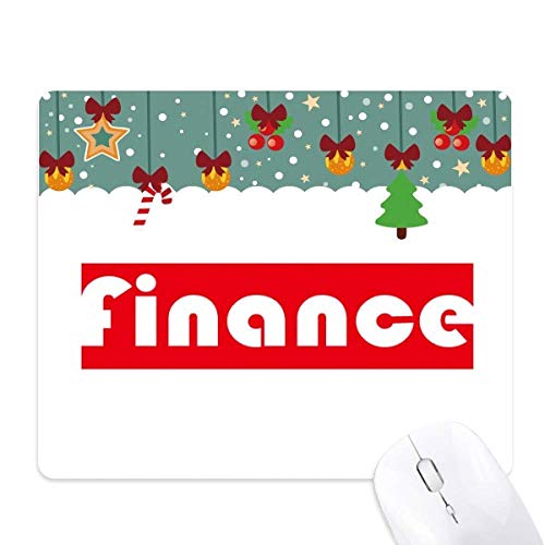 Tapis de souris rouge Course and Major Finance stable en caoutchouc anti-glisse