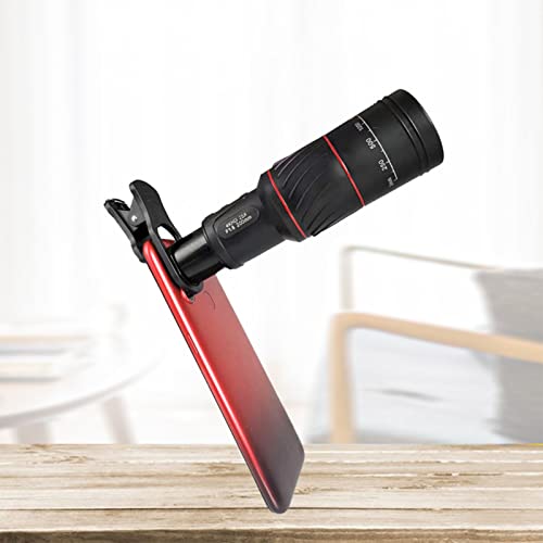 Telephoto Lens for Cell Phone - 25X Monocular HD High Power Cell Phone Camera Binoculars, Adjustable Telephoto Lens with Cell Phone Clip, Gifts for Boys Girls #