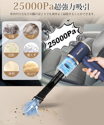 BeeTool ハンディクリーナー ZX-106 ネイビー の商品画像 2