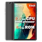 Topsand Latest Android 13 Tablet, 8 Inch Tablet Quad-Core 2.0 GHz Processor with 64GB Storage, 1TB Expandable, Dual Auto Focus Camera with Face ID Unlock, GPS, Parental Control, 2.4G & 5G WiFi