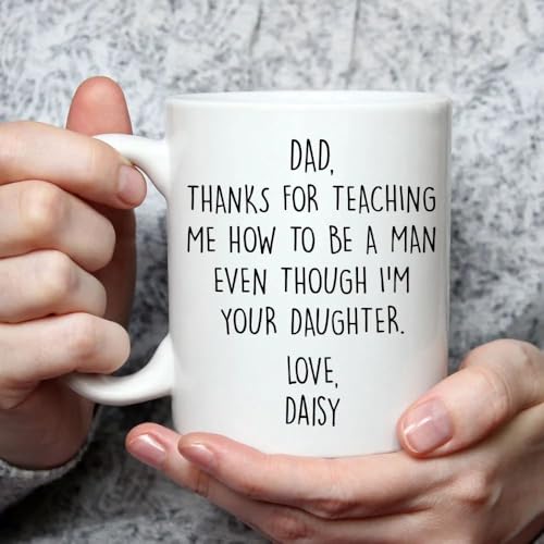 Taza personalizada para papá de cerámica 11 oz miniatura 3