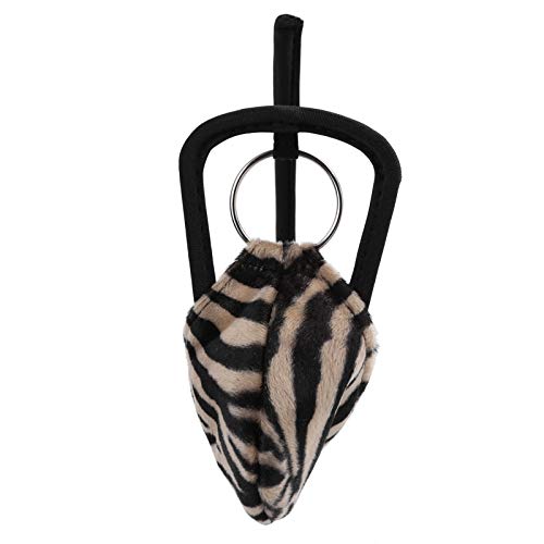 YINGJUN Männer Cherry Leoparden-Druck trägerlosen C-String-Slip-O-Ring-Bulge-Beutel-Wäsche Exotisches Kleid (Color : Leopard, Size : OneSize) Cover