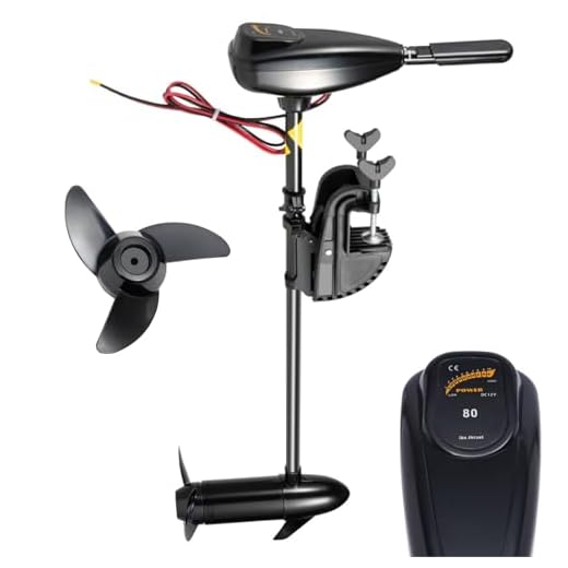 80LBS Elektromotor 12V Aussenborder Bootsmotor Upgrade Elektro-Außenbordmotor 800W Elektro Outboard Mit 1850KG Zugkraft | 5 Vorwärtsgänge+3 Rückwärtsgänge | Höhenverstellbar | Mit Batterieanzeige