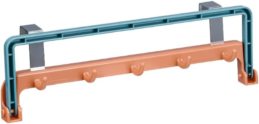 Kitchen Door Back Hook Cabinet Hanger Punch-free Wall Hanging Storage Rack Rag Towel