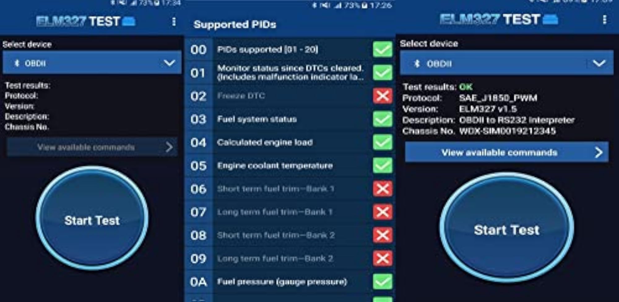 Advanced OBD Bluetooth Auto Scanner OBDII 2