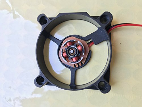 Anmbest 2Pcs 5010 Silent Brushless Cooling Fan 2 Pin Brushless 5Cm Fans Dc 12V 0.1A 50Mm X 50Mm X 10Mm For Cool 3D Printers Parts Pc Case Cpu Cooler Sleeve Bearing 7 Blades #TOP4