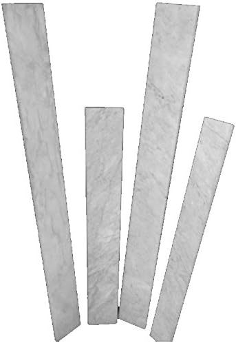 Carrara Marble Italian White Bianco Carrera 4x36 Saddle Polished for Bathroom and Kitchen Walls Kitchen Backsplashes (Free Shipping)