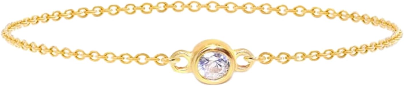 925 sterling silver solitaire ring with naturel cz stone color -clear | gold plated,bezel diamond ring's band | dhr_1033