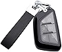 ZSPDACC Compatible with Cadillac Key Fob Cover Black TPU Car Key Chain Leather Lanyard Holder case Protector Escalade ESV CT4 CT5 Accessories