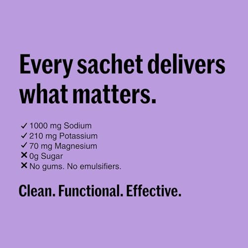 Image of The Func. Lab Daily Electrolytes - Salty Orange | 30 Sachets | Instant Hydration Powder with Sodium, Potassium, Magnesium | Sugar-Free, No Preservatives | Instant Energy, Performance & Recovery Drink