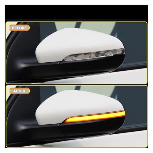 Clignotant latéral LED dynamique ambre pour sécuriser les trajets en Golf 6