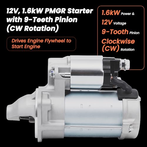 Starter Motor SUMHEN 19049N 12V 1.6 KW para Pontiac Vibe 2009-2010, Toyota Corolla 2009-2016 y Toyota Matrix 2009-2013 miniatura 4