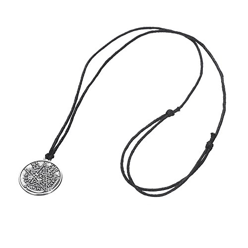 My Shape Tetragrammaton Pentagram Pentacle Pendant Necklace Wiccan Pagan Jewelry (Rope Chain) #TOP1