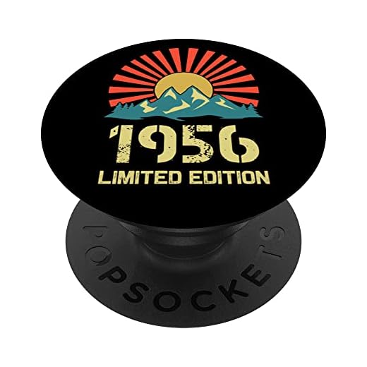 Born In 1956 Edición Limitada 1956 Cumpleaños Popsockets 1956 PopSockets PopGrip Intercambiable