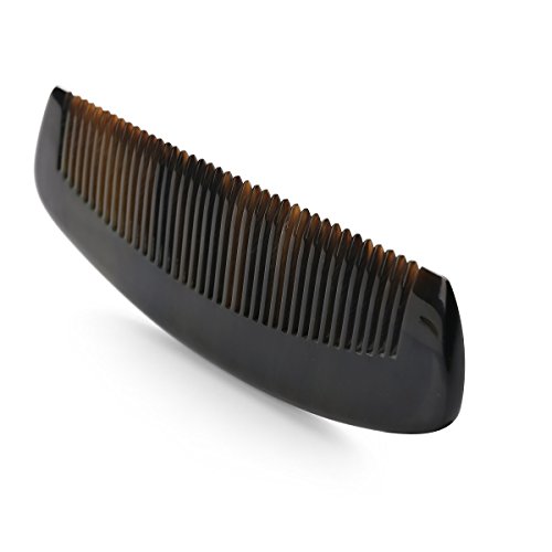 Exquisite Natural Ox Horn Hair Comb 100% Handmade Premium Quality Anti-Static Comb Without Handle (Type Standard Tooth) #TOP4