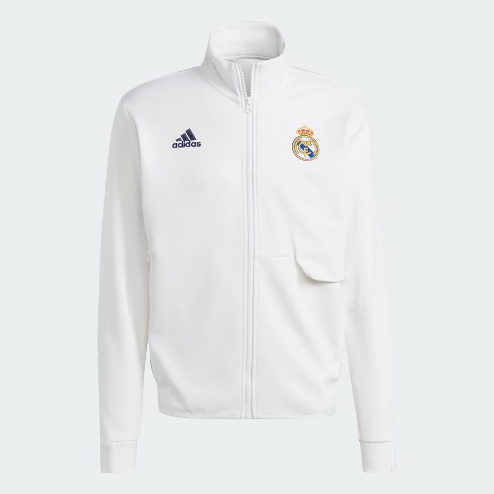 Amazon.com : adidas Real Madrid Anthem Jacket : Sports & Outdoors