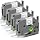 Oozmas 18mm Label Tape Replacement for TZe-241 Brother Label Maker Tape 18mm 0.7 Inch Tz Laminated White TZe241 P-Touch Black on White for PTD410 PT-D400 PT-D610BT PTD600 Refill, 3/4 Inch, 4 Pack