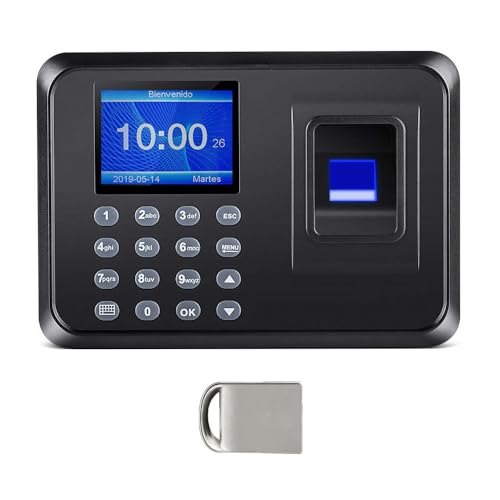 Máquina De Asistencia, Máquina Fichar De Asistencia Biométrica De Huella Dactilar Con Sistema Española Pantalla Lcd Memoria De 8gb, Con Capacidad De 1000 Huellas De Fichar Máquina De Asistencia, Máquina Fichar De Asistencia Biométrica De Huella Dactilar Con Sistema Española Pantalla Lcd Memoria De 8gb, Con Capacidad De 1000 Huellas De Fichar