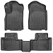 Husky Liners Fits 2011-15 Dodge Durango, 2011-15 Jeep Grand Cherokee Weatherbeater Front & 2nd Seat Floor Mats