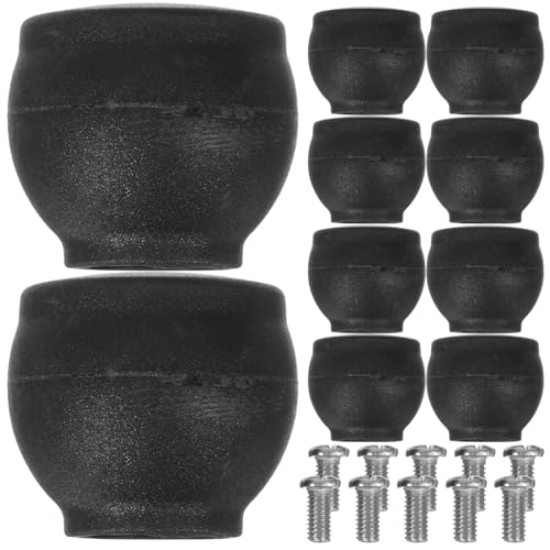 Healifty 10 Piezas Mango de Tapa Compacto para Cafetera Italiana, Perilla Resistente para Tapa de Sartén, Accesorio de Repuesto para Ollas, Resistente al Calor, Uso en Cocina Doméstica