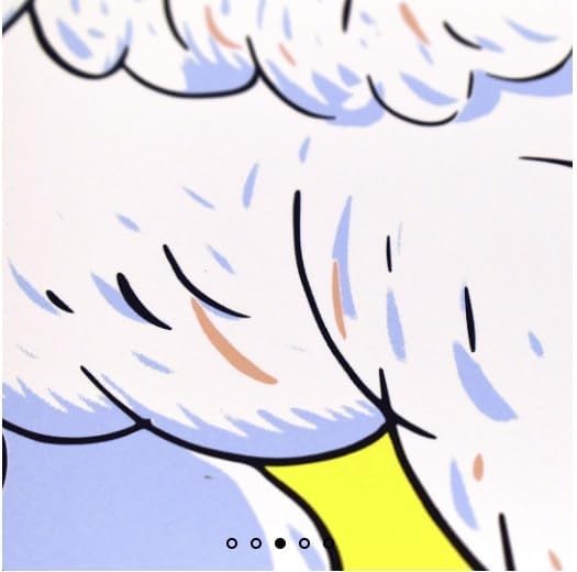 天野タケル 'The Dog' サイン入り シルクスクリーン 版画 天野タケル